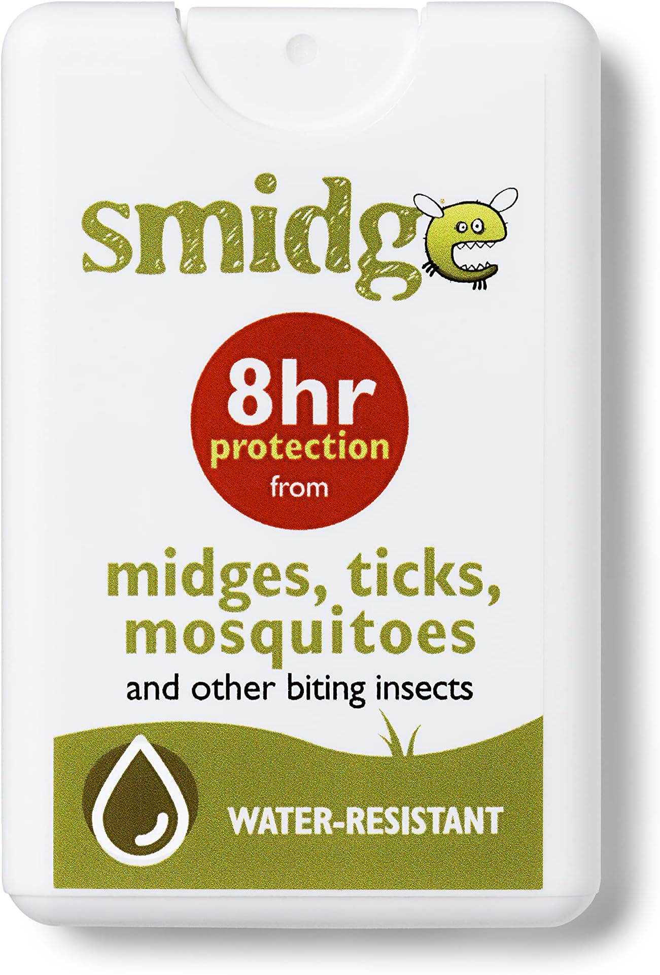 Smidge Unisex Pocket Insect Repellent, 18 ml, White