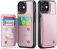 Vista 29 de Vinich Funda tipo cartera para iPhone 11 con soporte para tarjetas, bloqueo RFID, ranuras de crédito, función atril, a prueba de golpes, para Negro