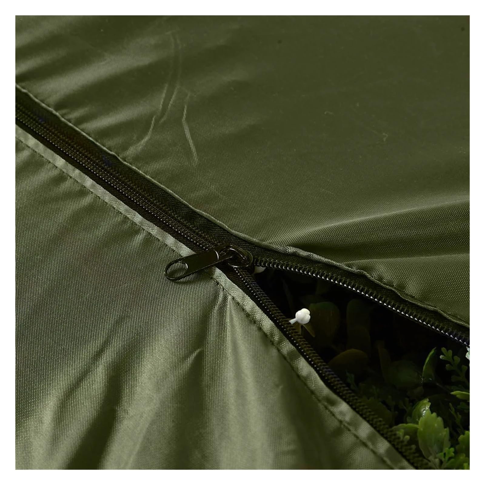 Grande borsa portaoggetti for albero di Natale, cerniera impermeabile per Conservazione(Black116x47x51cm)
