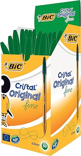 Miniatura 6 de BIC - Bolígrafos Cristal Original Fine color azul caja de 50