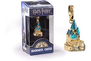 The Noble Collection Lumos Harry Potter Charm No. 2 - Hogwarts Castle (Gold Plated)