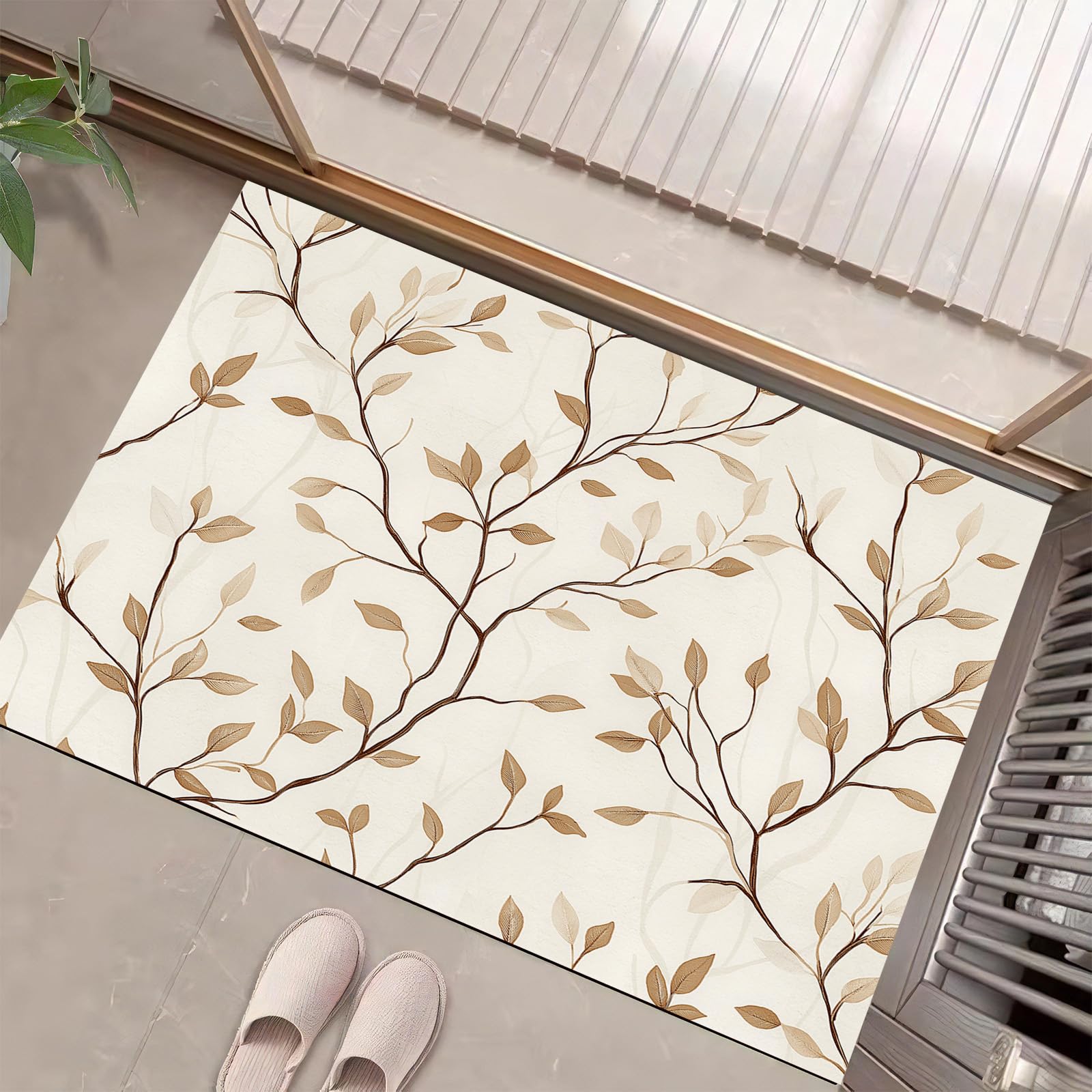 Tapis sol douces absorbantes pour porte couloir balcon et protection pattes chien