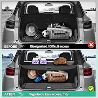 Vista 446 de Powerty Cubierta de Carga para Accesorios Kia Sportage 2023-2025 2026, Textura de Lona Cubierta Retráctil para Maletero Trasero de Carga de Equipaje