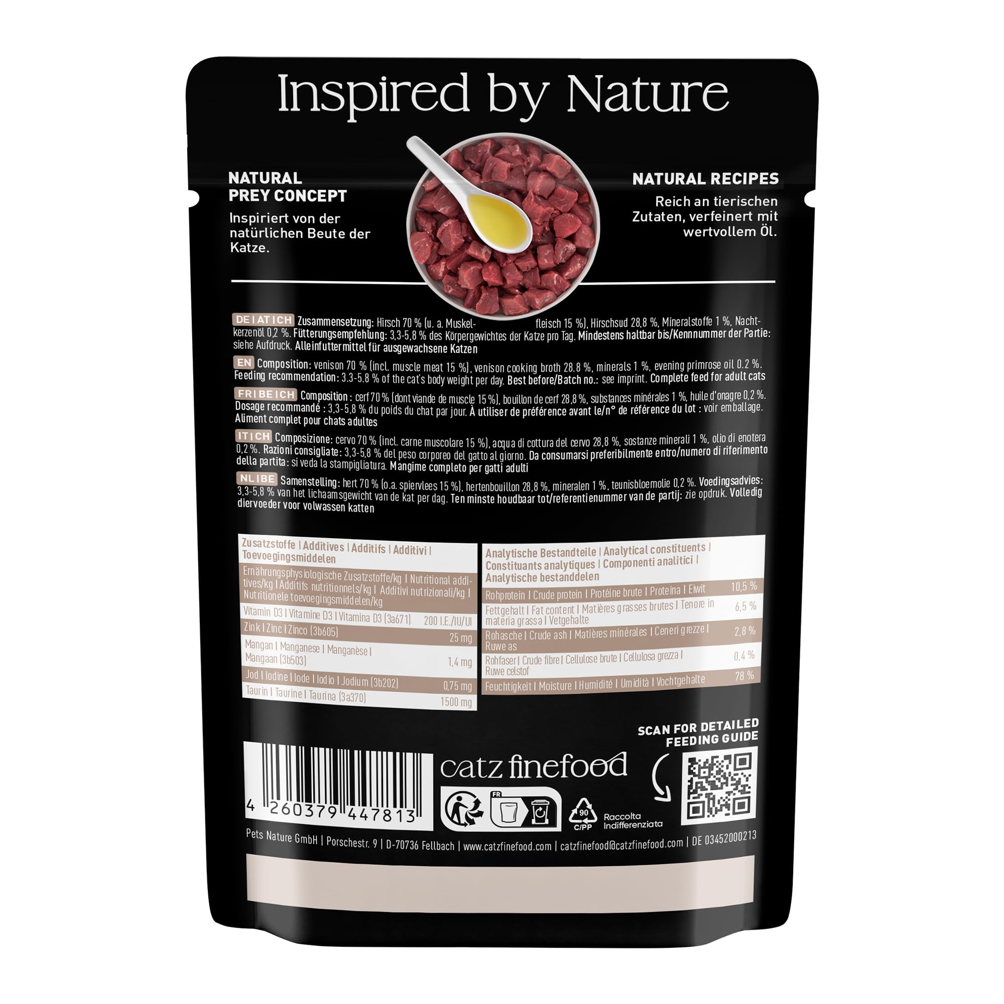 Catz Finefood N° 121 014813 Karma dla Kotów, 16 x 85 g