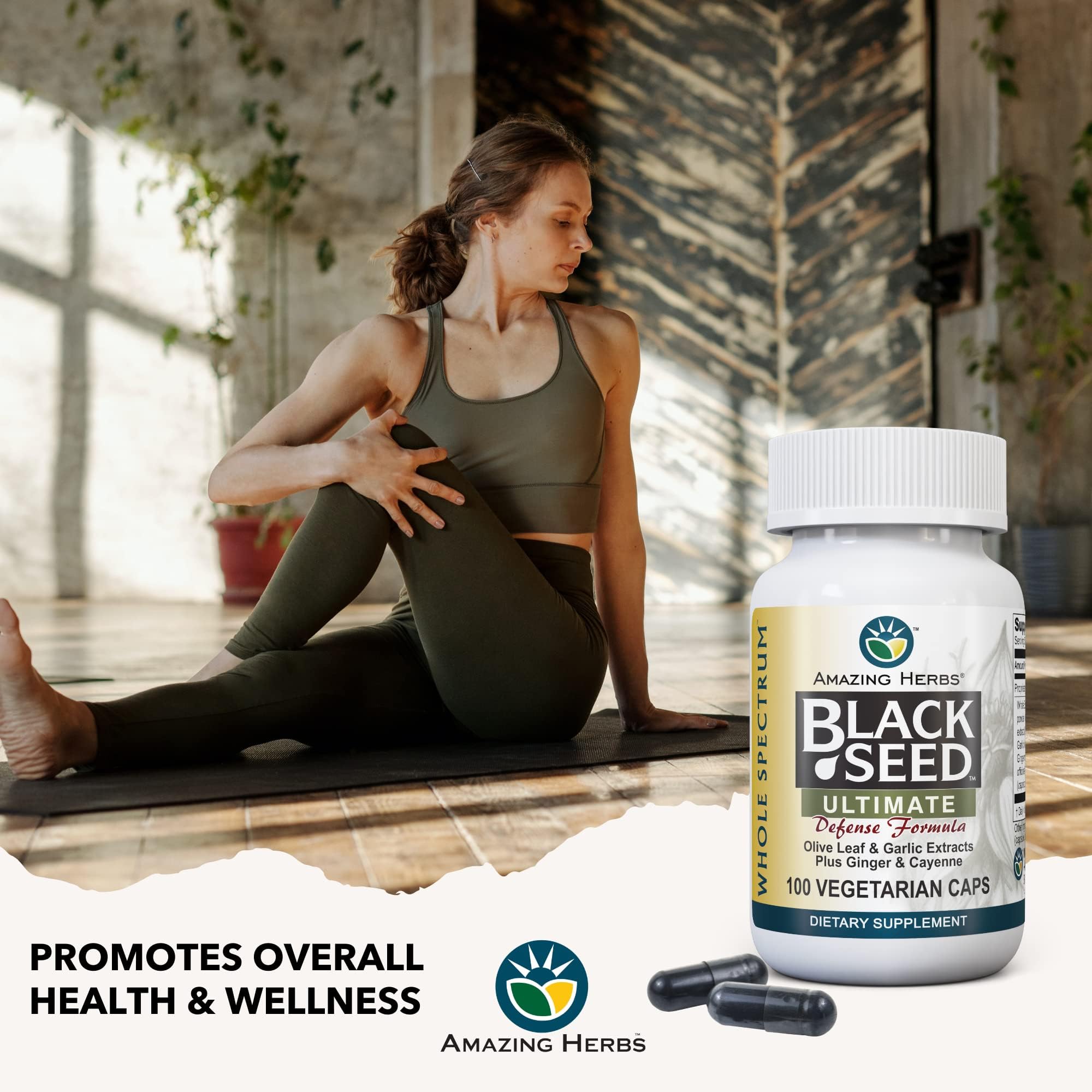 Amazing Herbs Whole Spectrum Black Seed Ultimate Black Seed Oil - 100 Count — Amazon image 4
