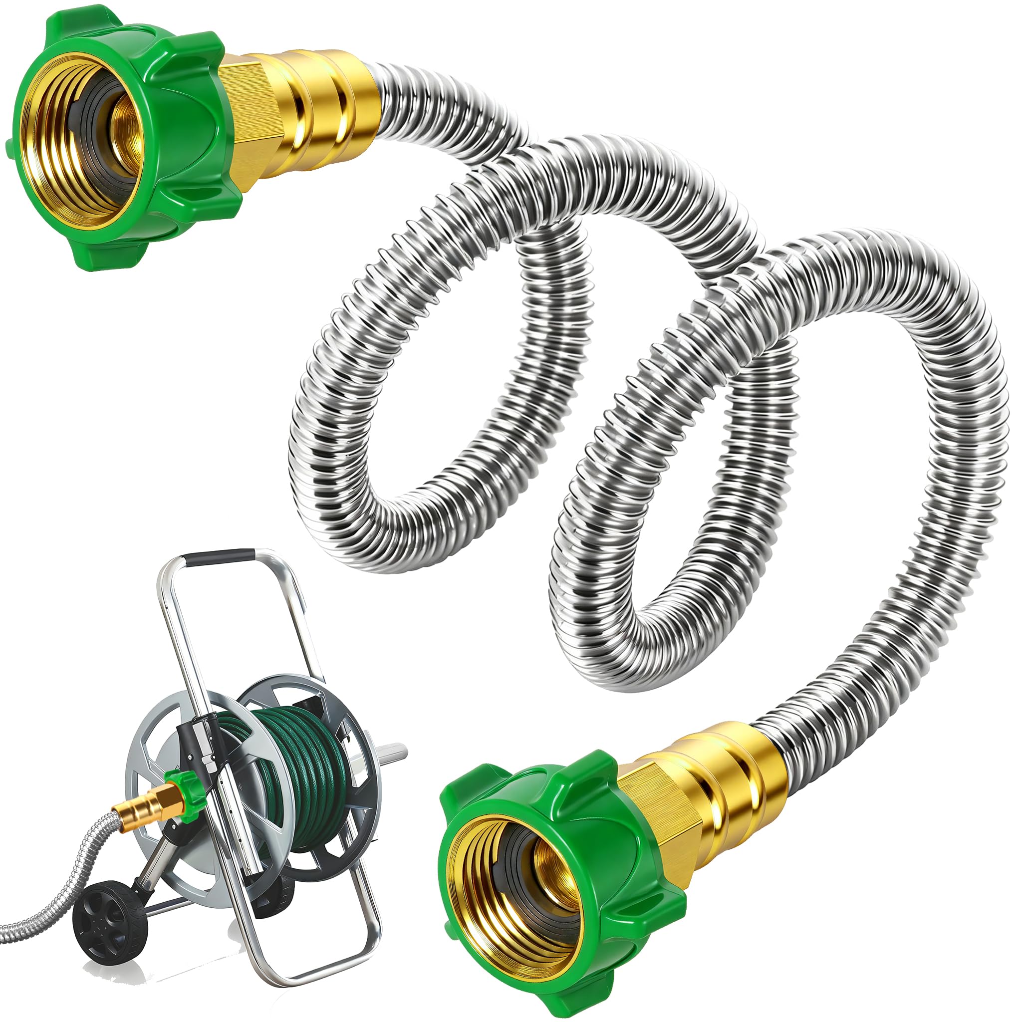 Female to Female Short Garden Hose Adapter 3FT