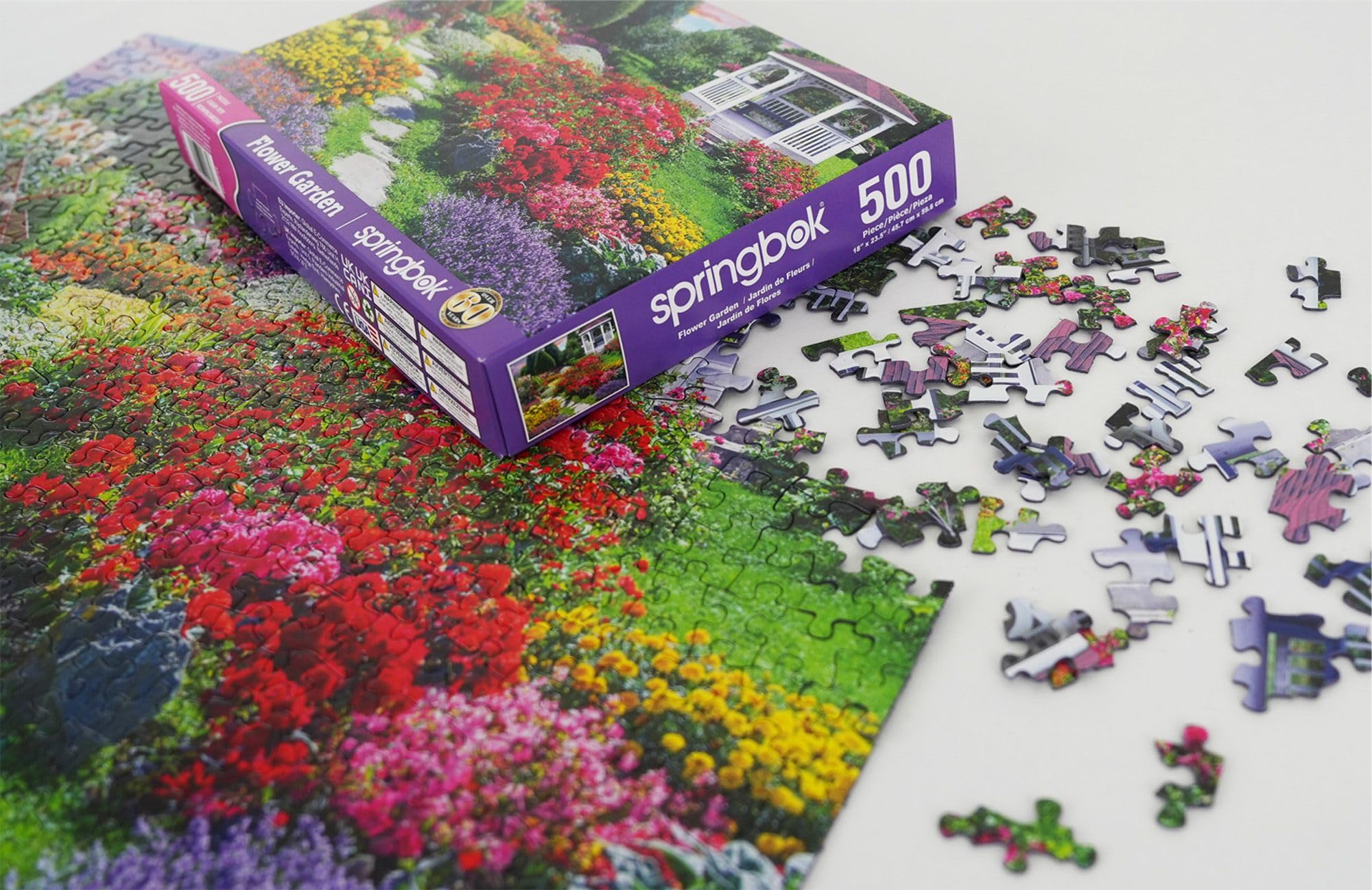 Amazon.com: Springbok Flower Garden 500 Piece Puzzle for Adults