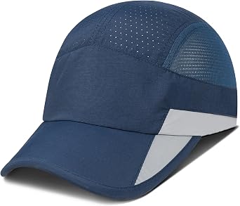 GADIEMKENSD Unstructured Reflective Breathable Sports Cap Fast Dry for Unisex