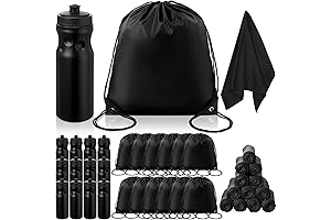Black 36-Piece Portable Shoe Rack Essential Set for Camping Traveling, Outdoor Events & Sports