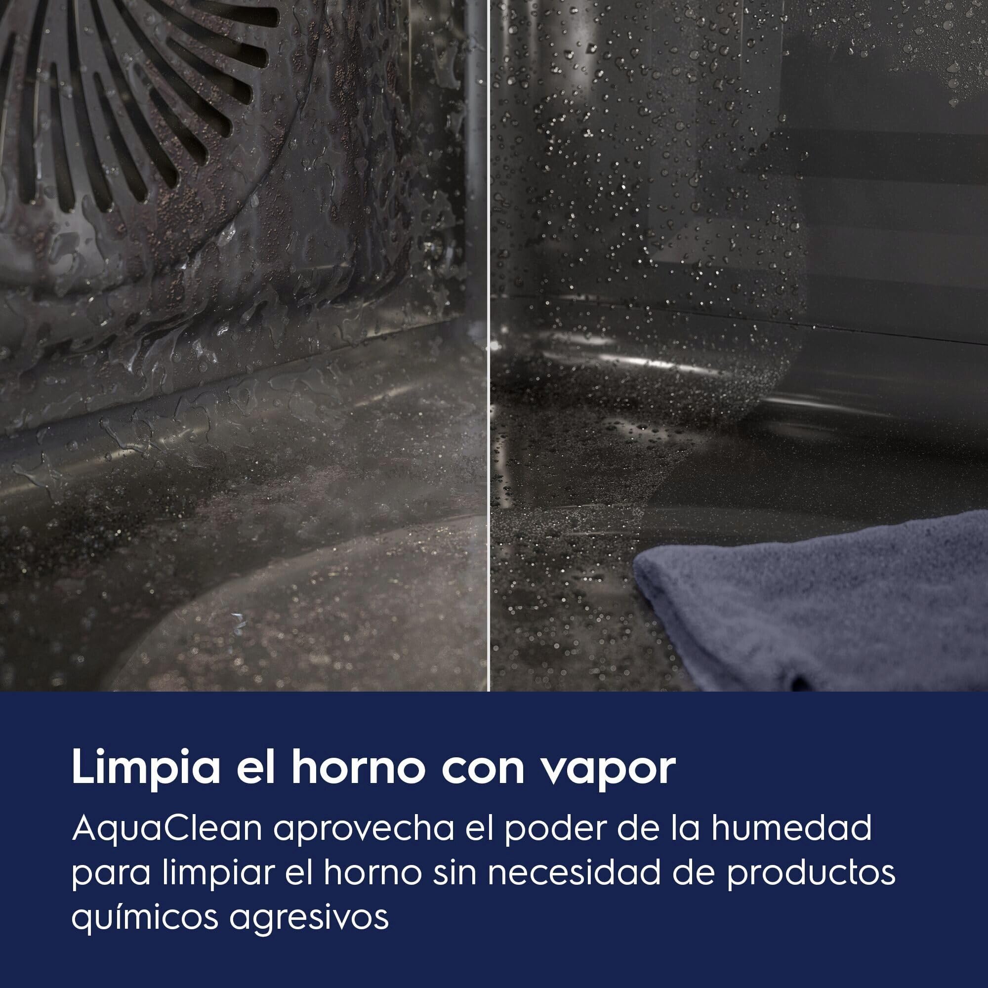 Electrolux OEF5H50BK – Horno Multifunción Serie 600 SurroundCook, 9 Funciones, Cavidad XXL, Display LED y Pantalla Táctil, Carriles Telescópicos 1 Nivel, INOX Antihuellas, Clase A+