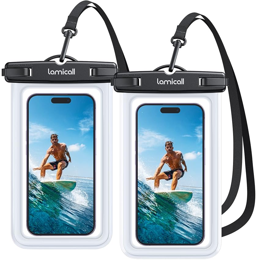 Lamicall Custodia Impermeabile Smartphone, HD Custodia Subacquea Smartphone