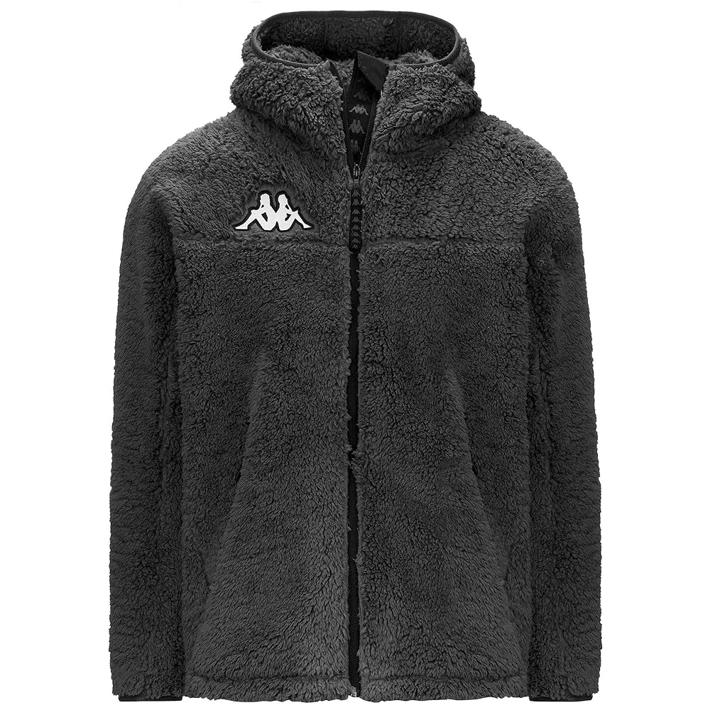 Kappa 6CENTO 635S - Fleece - Giacca - Uomo - GREY ASPHALT : Amazon.it: Moda
