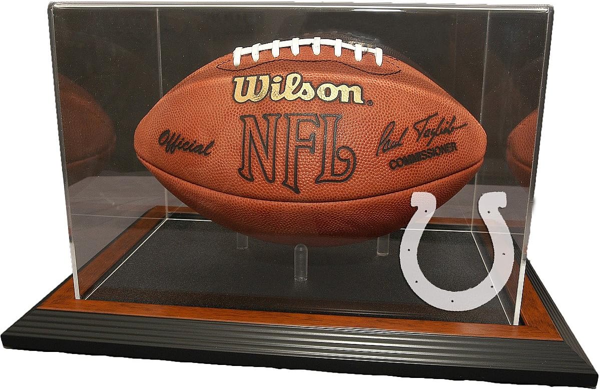 Caseworks Indianapolis Colts Brown Zenith Football Display
