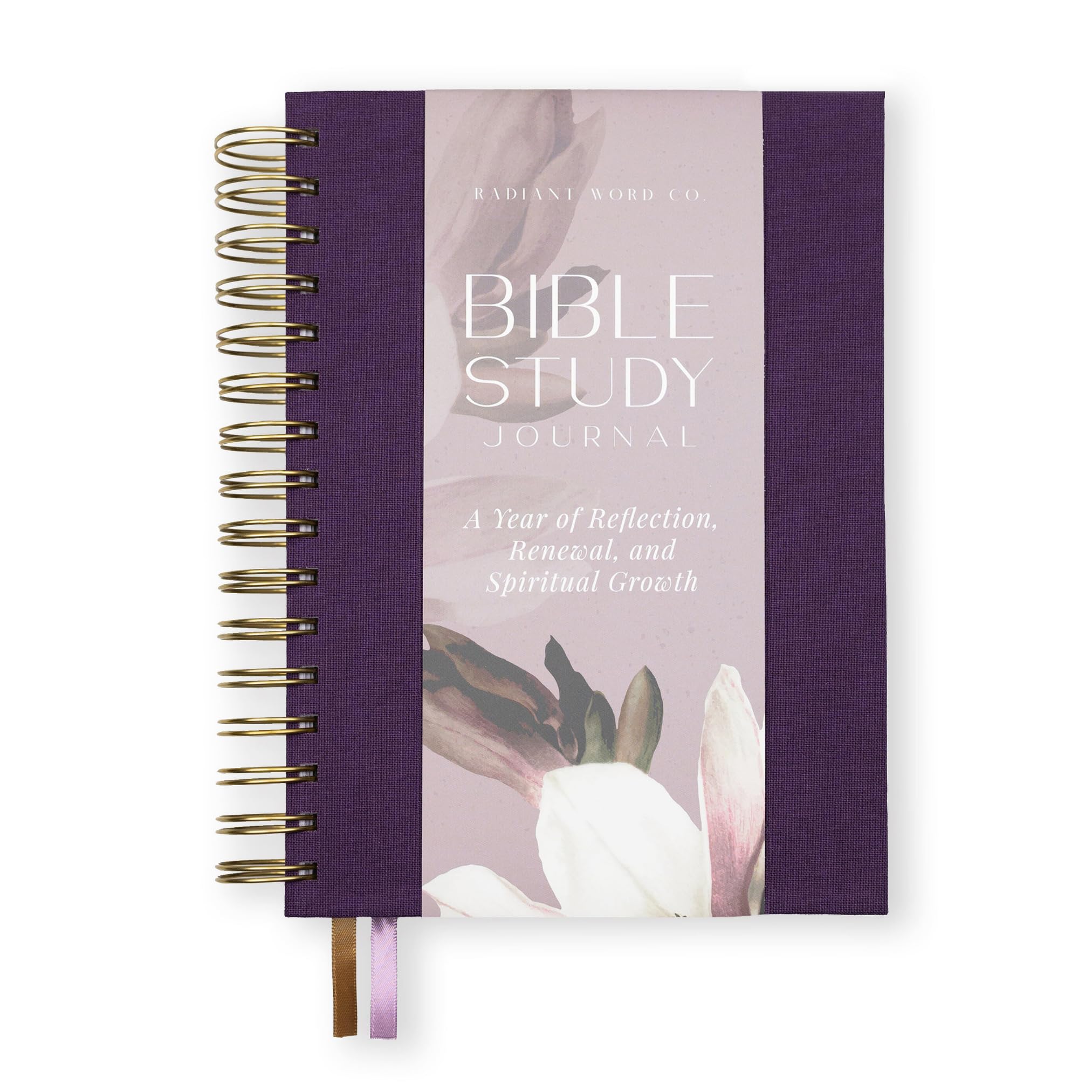 Bible Study Journal – A Year of Reflection, Renewal & Spiritual Growth | 365-Day Guided Scripture Study, Prayer Tracker & Weekly Reflection Prompts |