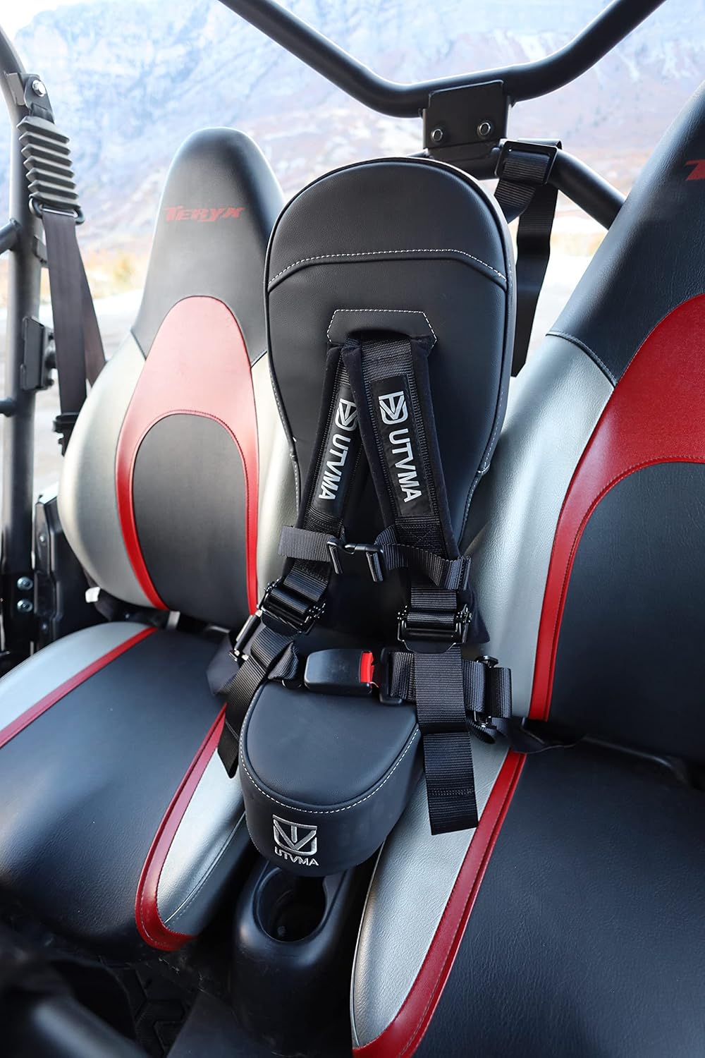 Rear Bump Seat Compatible With The Teryx 4 W/ 4-Point Harness | Center Seat | Middle Seat | Kid Seat | Hump Seat | Little Seat