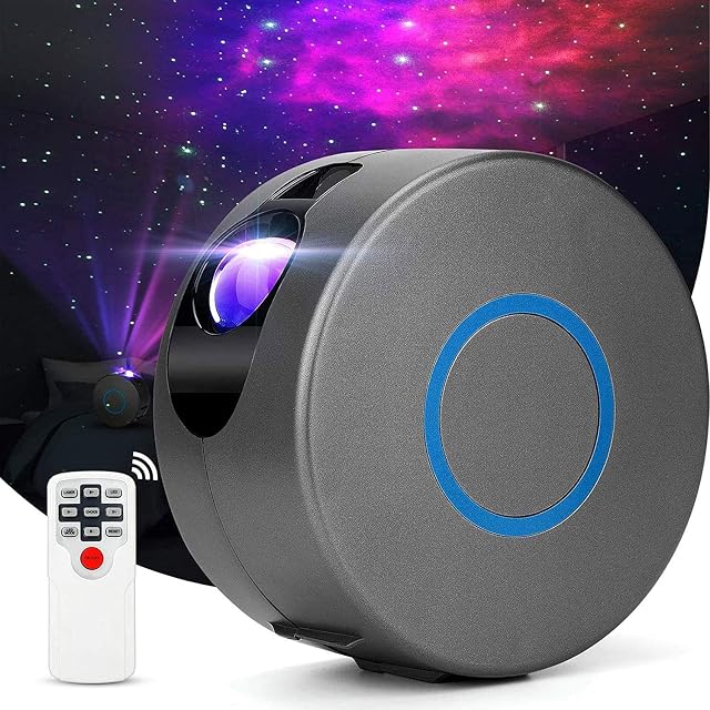 Star Projector Lamp,LED Galaxy Projector Light with Nebula,Night Light Projector with Remote Control for Home Theatre, Children Kids Baby Adults Bedroom and Night Light Ambience