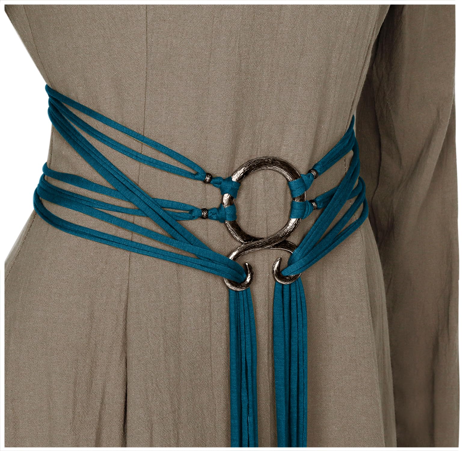 L'VOW Viking Troll Cross Belt Women Extra Long Rope Belt
