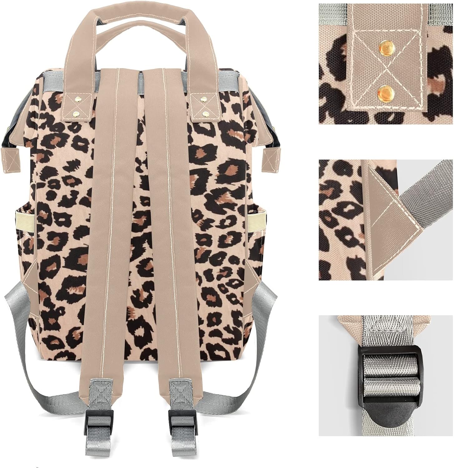 Diaper Bag Personalized Baby Diaper Bag Backpack with Name, Custom Diaper Bags for Baby Girl Boy, Large Capacity, Waterproof, Stylish, Multifunction, Adjustable Shoulder Straps
