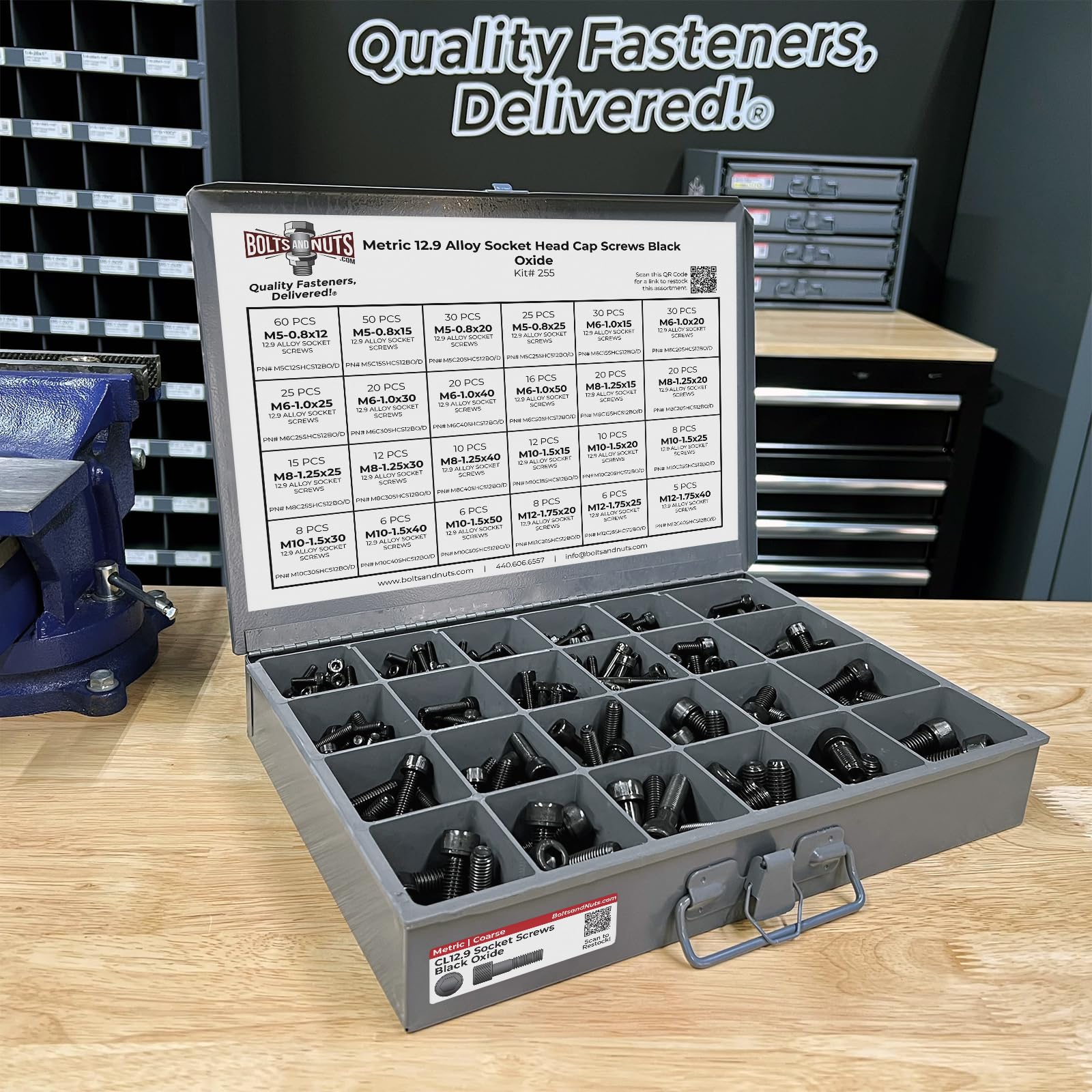 453 PC Metric 12.9 Socket Head Screws - Black Oxide -2