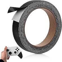 Rubber Grip Tape Black Non-Slip Adhesive Tape Self-Adhesive 2.5 cm x 5 m Ultra Strong Waterproof Non-Slip Tape with Textured Adhesive for DIY Tools Gadgets
