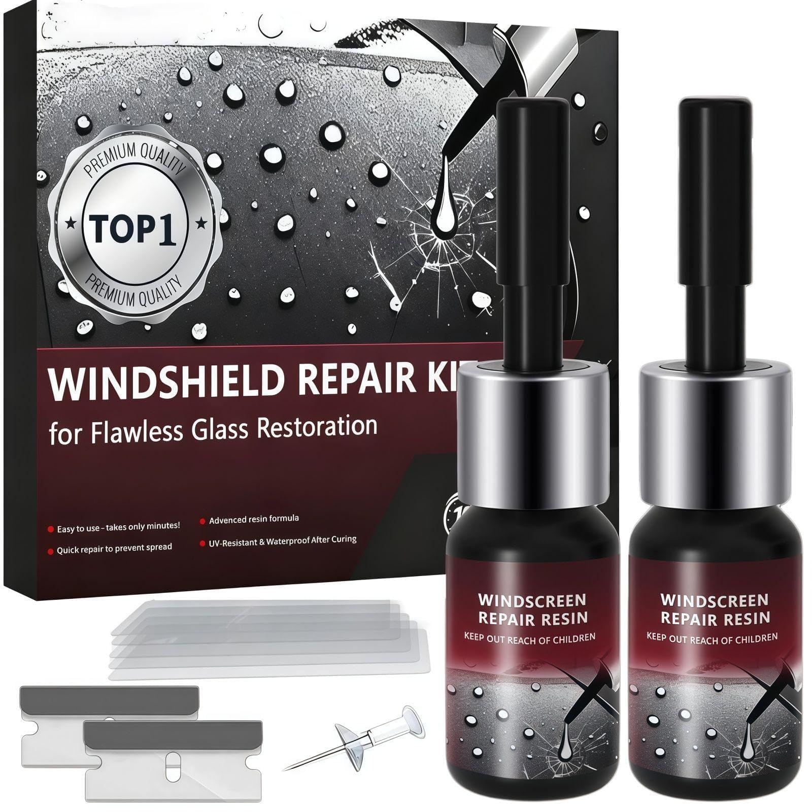 Windshield Repair Kit Nano Glass Crack Repair Liquid