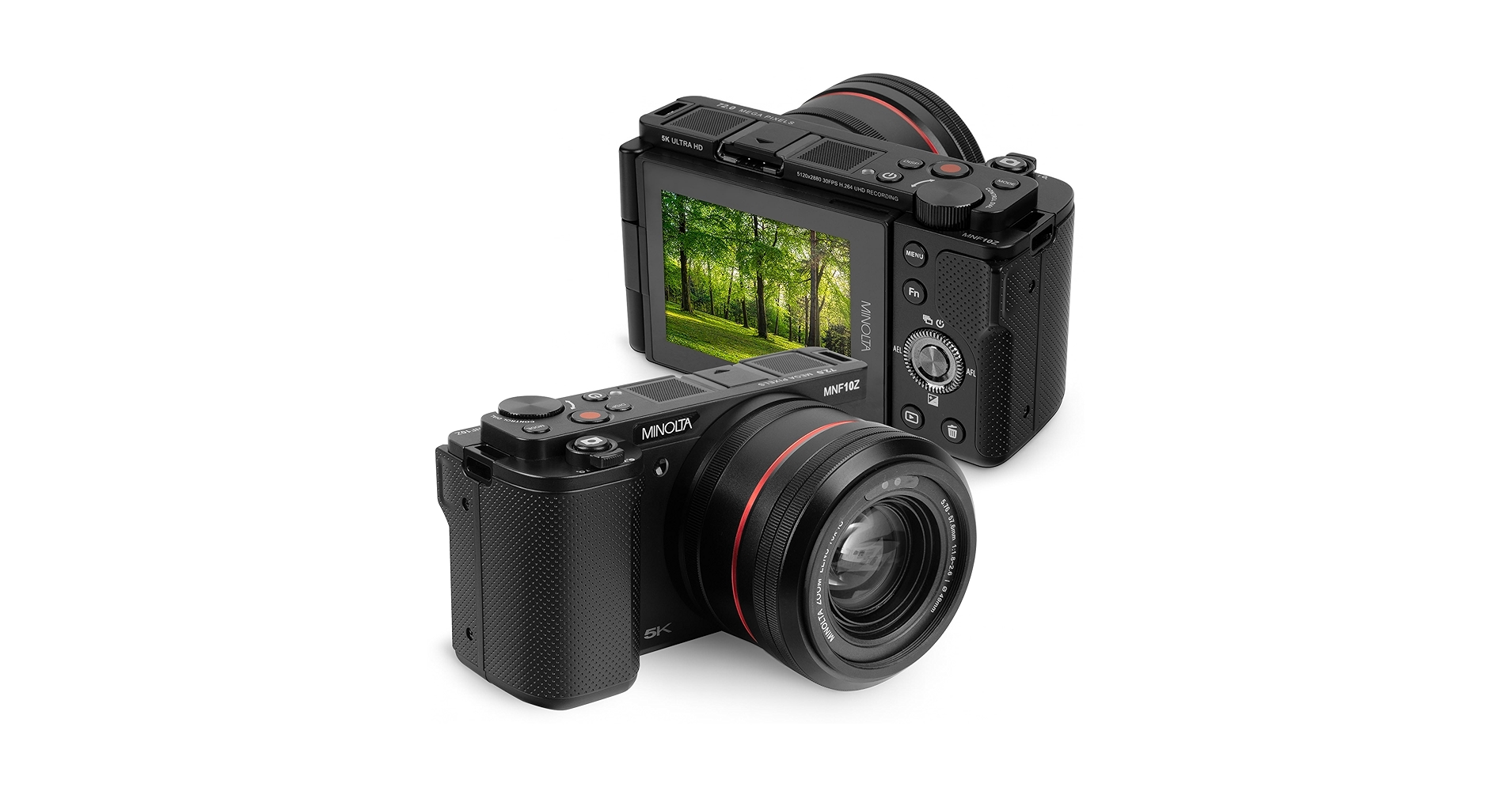 Amazon.com : Minolta 72MP Camera w/10x Optical Zoom, Black