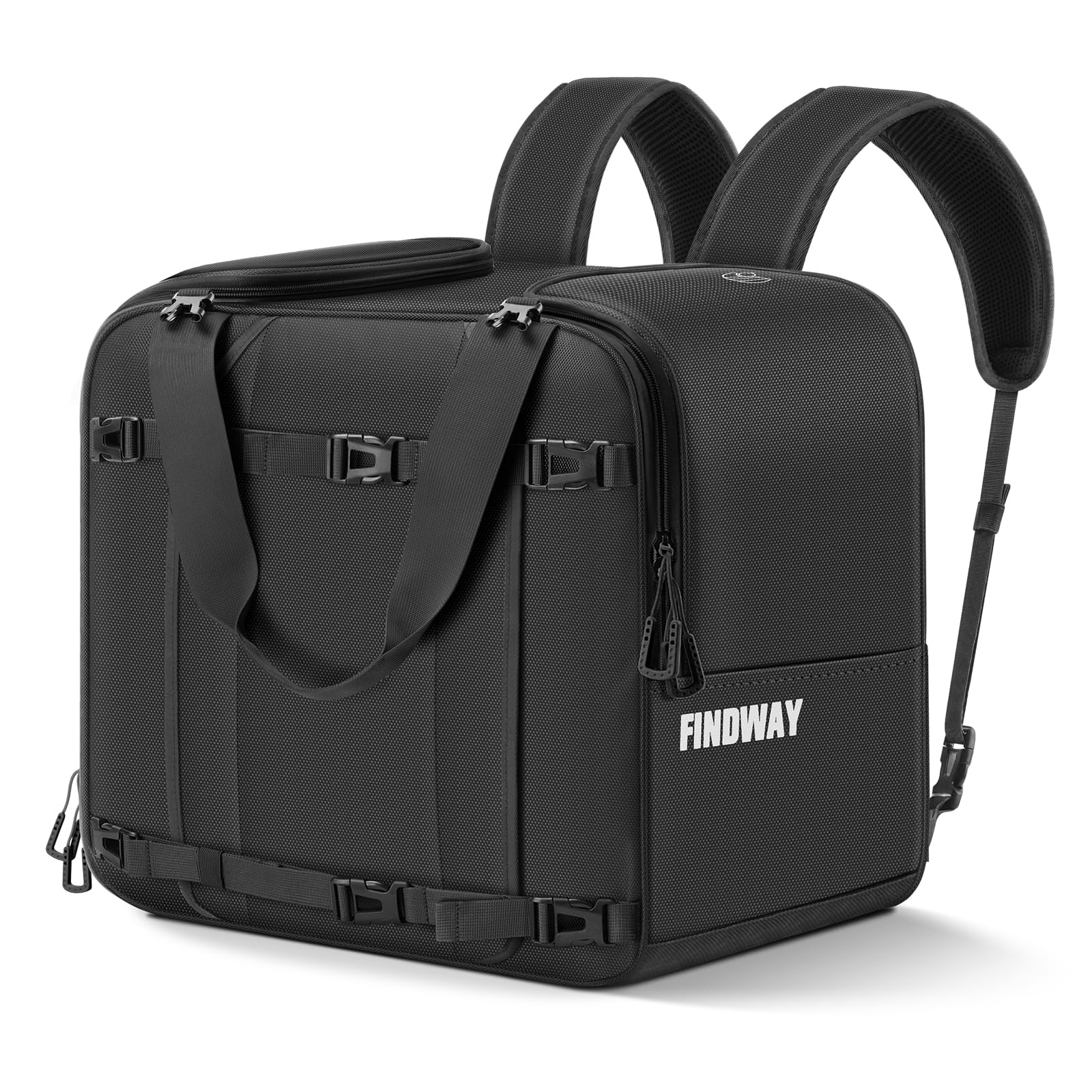 findway Skischuhtasche, 55L Skischuh Reiserucksack für Skihelm, Brille, Handschuhe, Snowboard & Zubehör