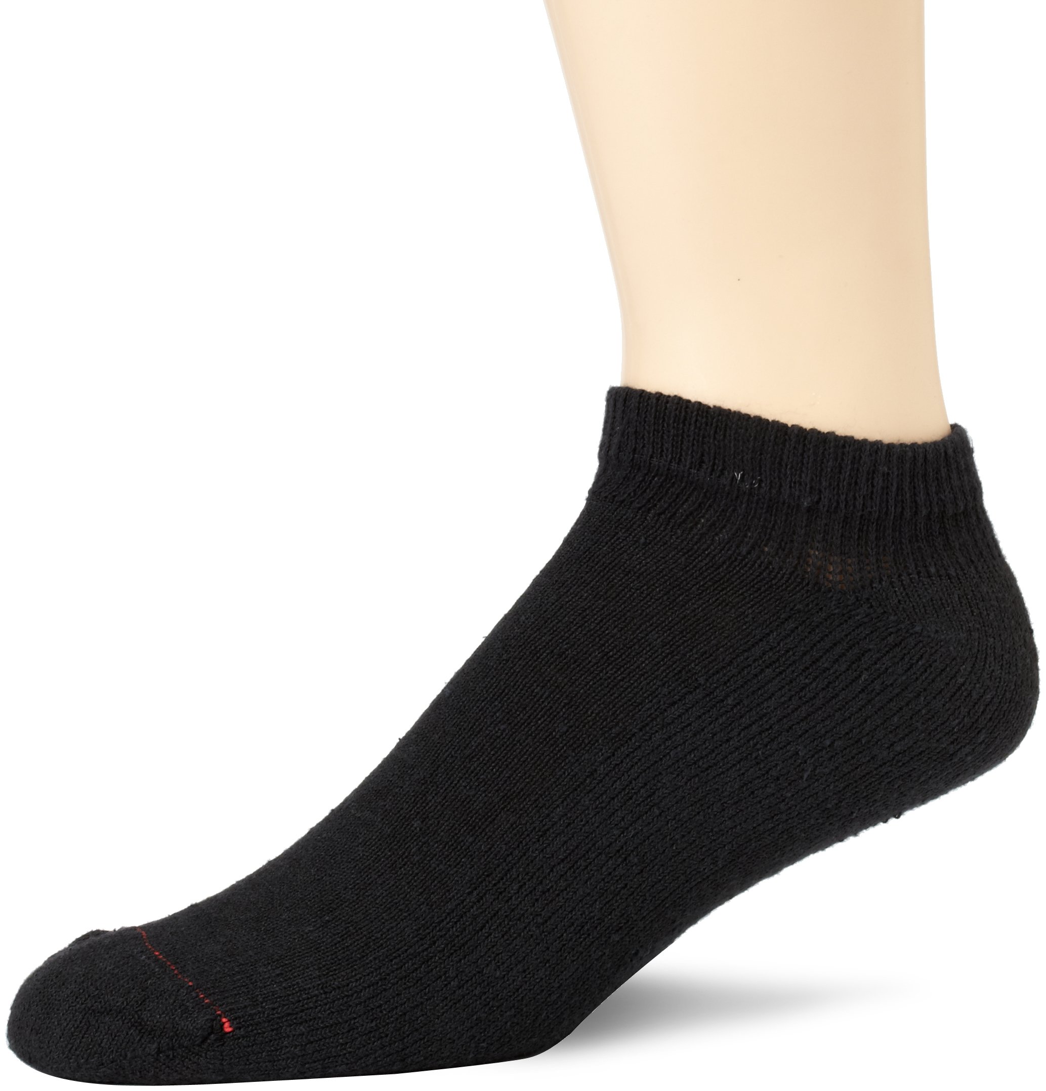Chaussettes Basses pour Homme, Noir, Taille Unique (Paquet de 6)