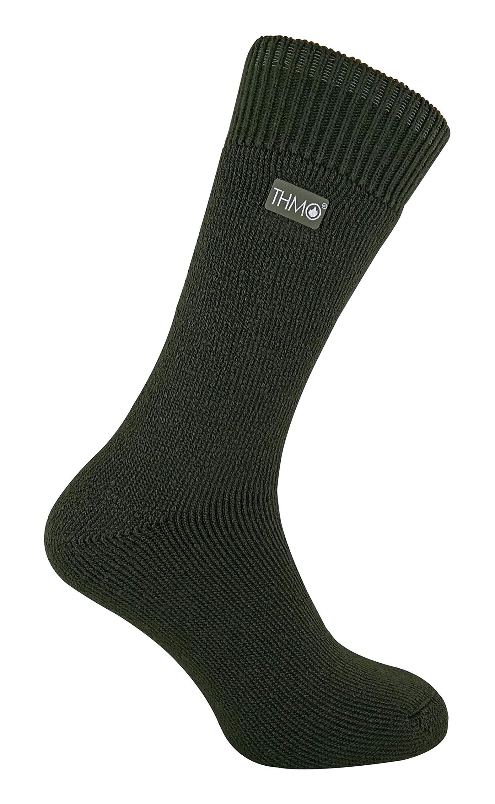 Sock Snob Unisex Forest Green Thmo Mens Fleece Lined Winter Thermal Socks