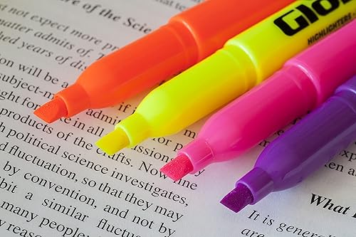 Miniatura 3 de Promarx Resaltadores de bolsillo, colores surtidos, 4 unidades (HS07-LPCB04-48)