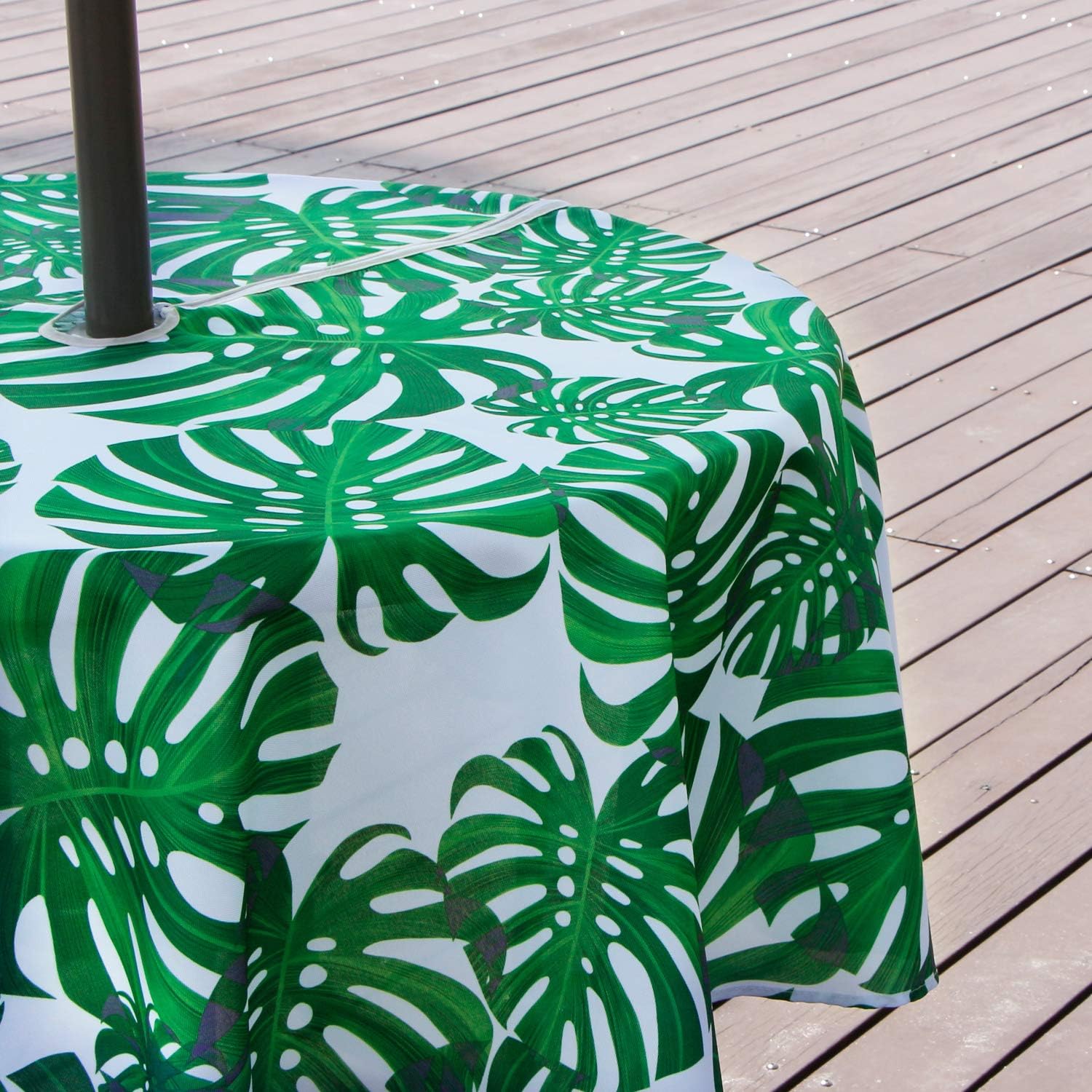 Amazon Crazy 🔥 Deals EhouseHome Outdoor and Indoor 60inch Round Tablecloth with Umbrella Hole and Zipper, Waterproof Zippered Patio Table Cloths, Spring/Summer Table Covers for Backyard Circular Table/BBQs/Picnic Buy 1 get 1 EhouseHome Outdoor and Indoor 60inch Round Tablecloth with Umbrella Hole and Zipper, Waterproof Zippered Patio Table Cloths, Spring/Summer Table Covers for Backyard Circular Table/BBQs/Picnic