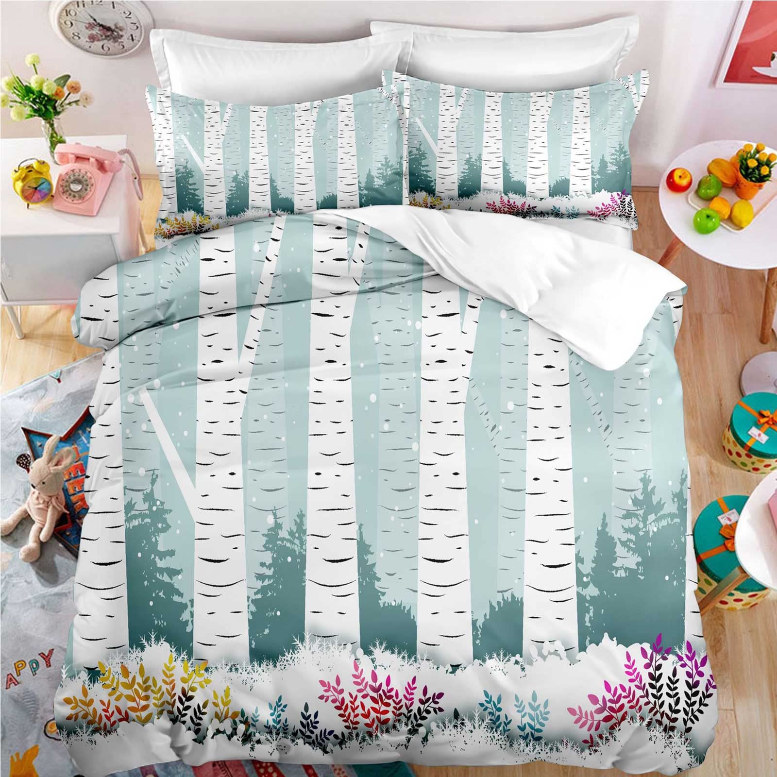 YOURCOZY White Birch Bedding Set for 