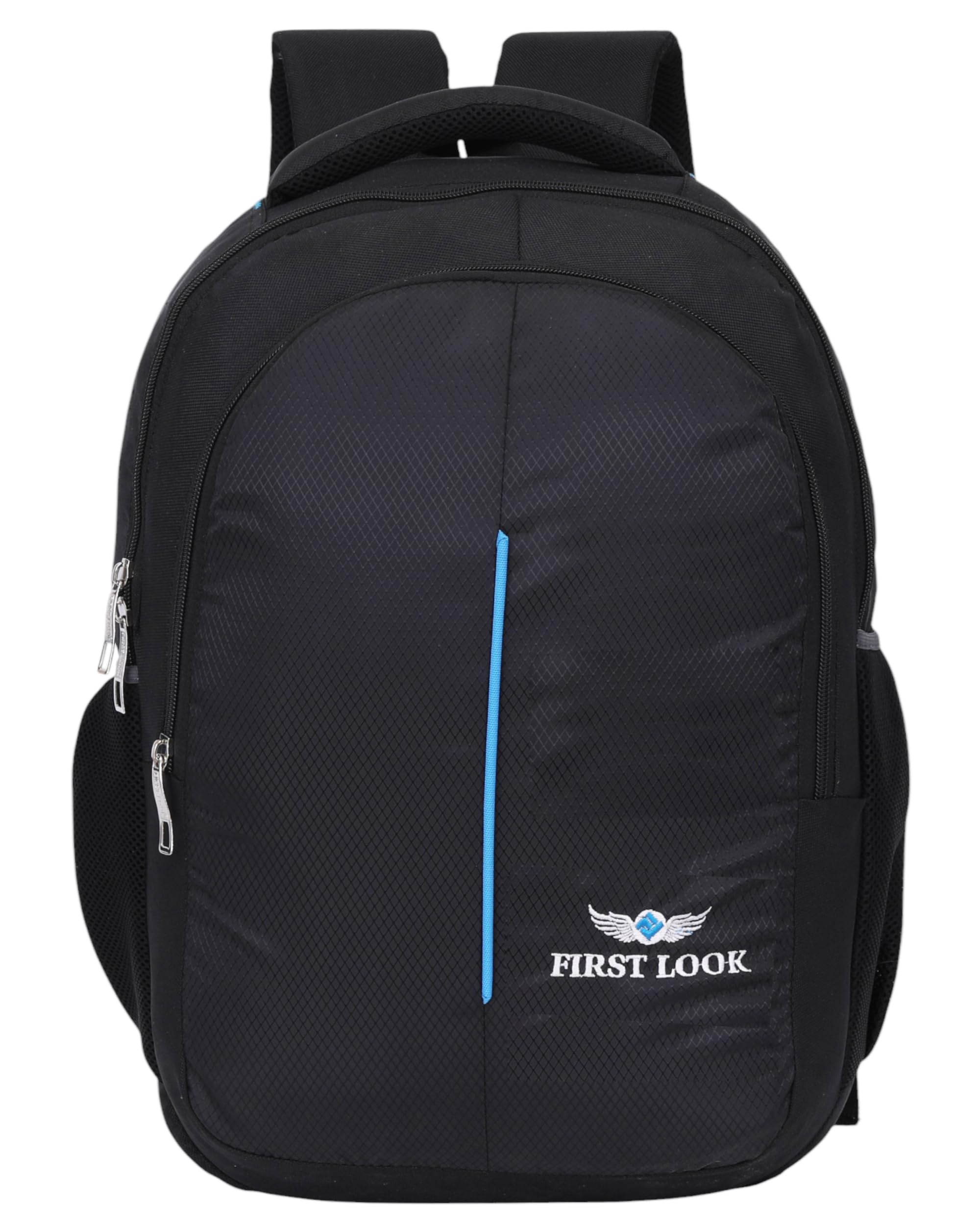 Large Laptop Backpack | 30 Litre Water Resistant Unisex College & Travel Bag | Fits up to 15.6 inch laptop | Multiple Compartments | Lightweight Work Office Casual Daily Use | Black-image-36
