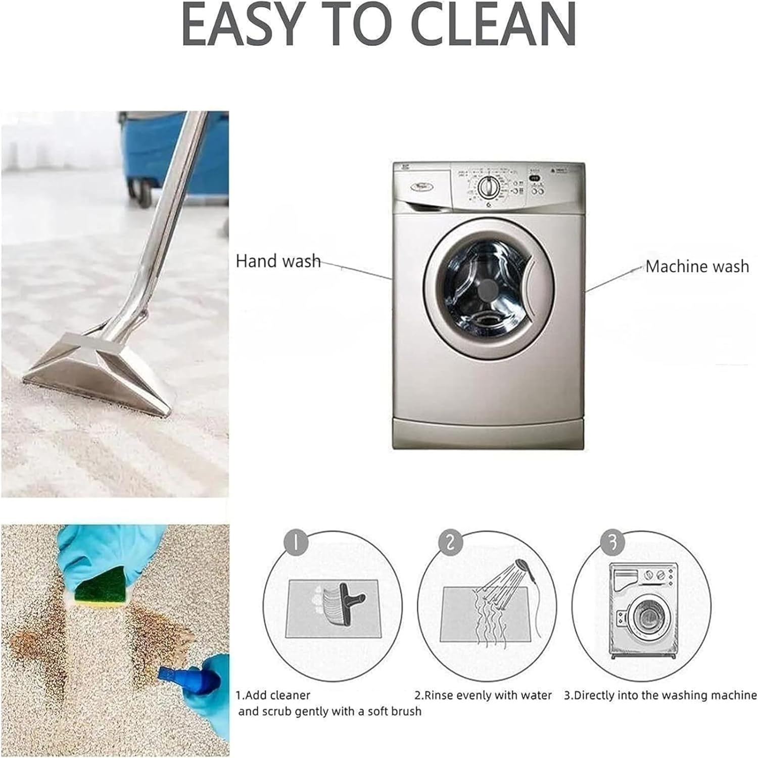 Python Print Area Rug 3x4, Snake Skin Pattern in Black and Beige, Non-Slip Washable Carpet for Living Room, Bedroom, Dining Room, Dormitory Decor