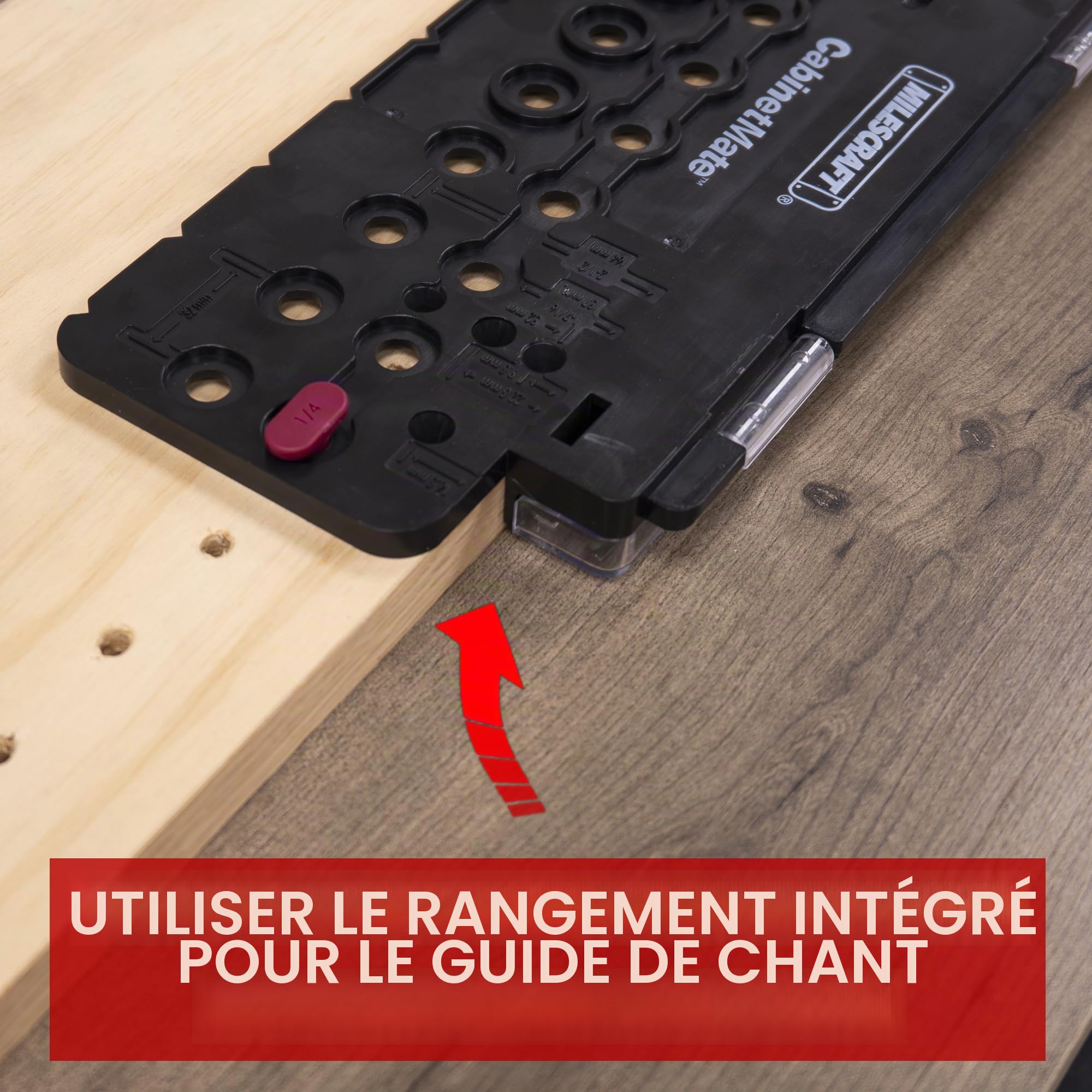 Milescraft CabinetMate 1316 Gabarit de perçage pour étagère