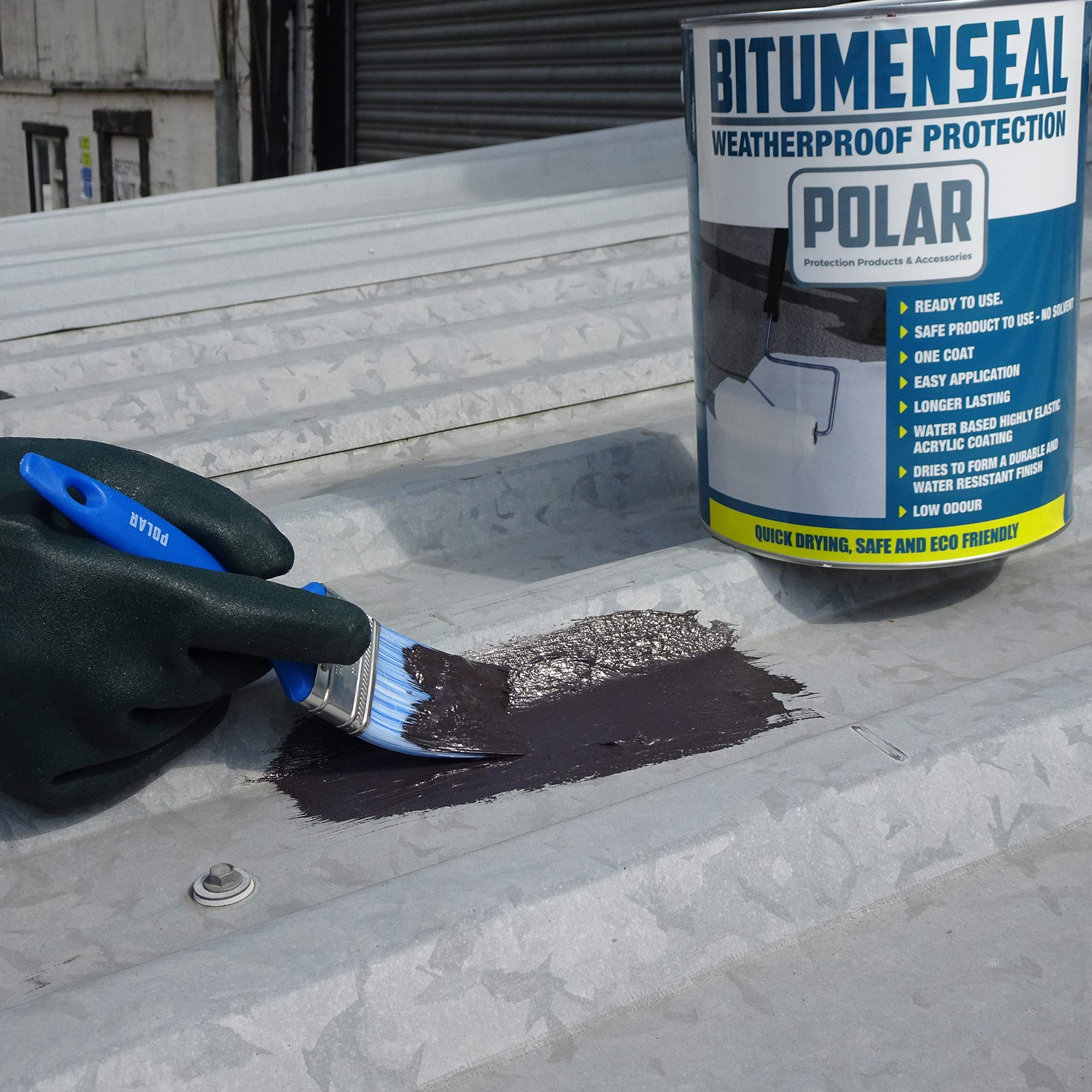 Polar Premium Black Waterproof Bitumen Paint Roof Sealant Coating for