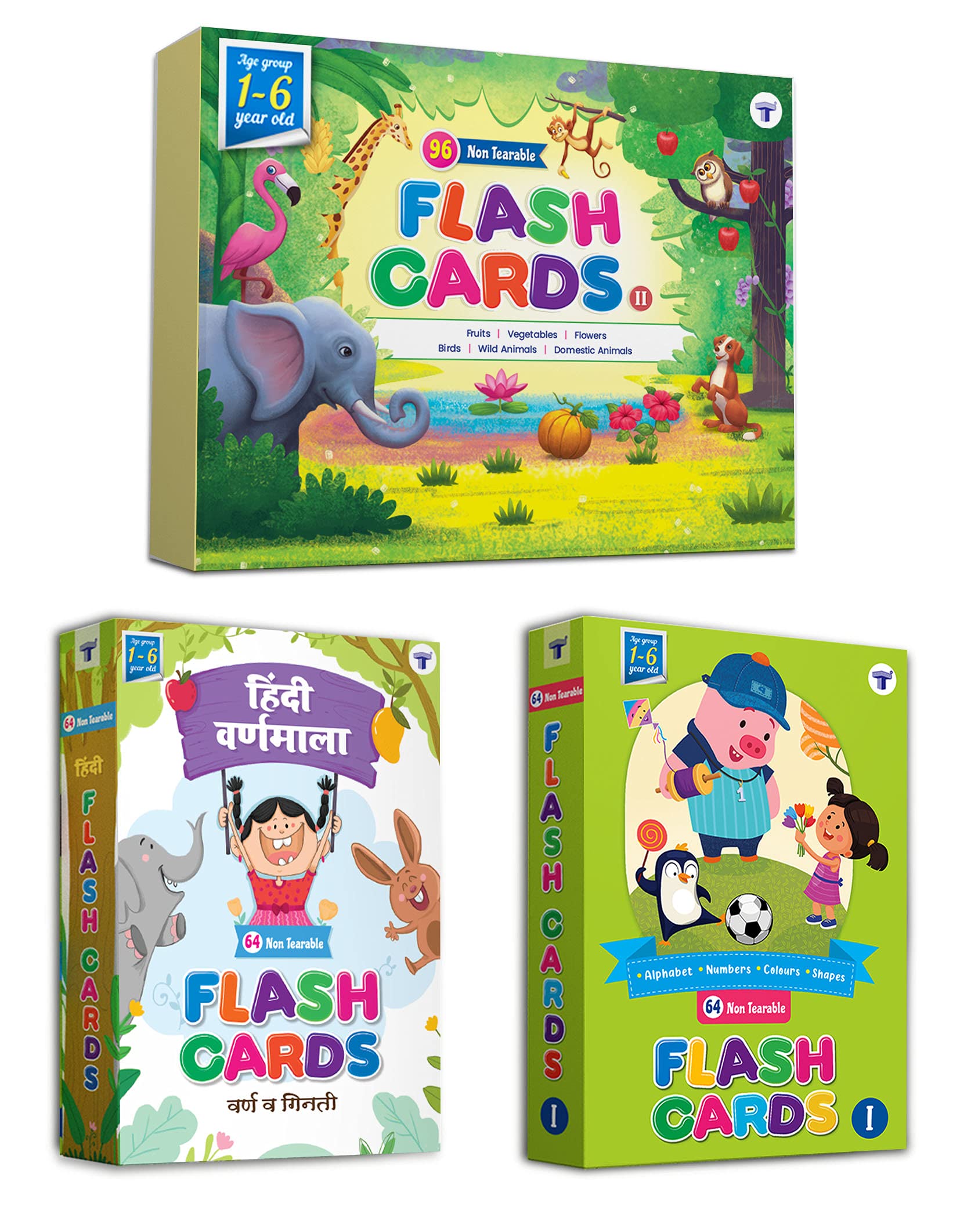 Buy Flash Cards for Kids English, Hindi and General Knowledge Early