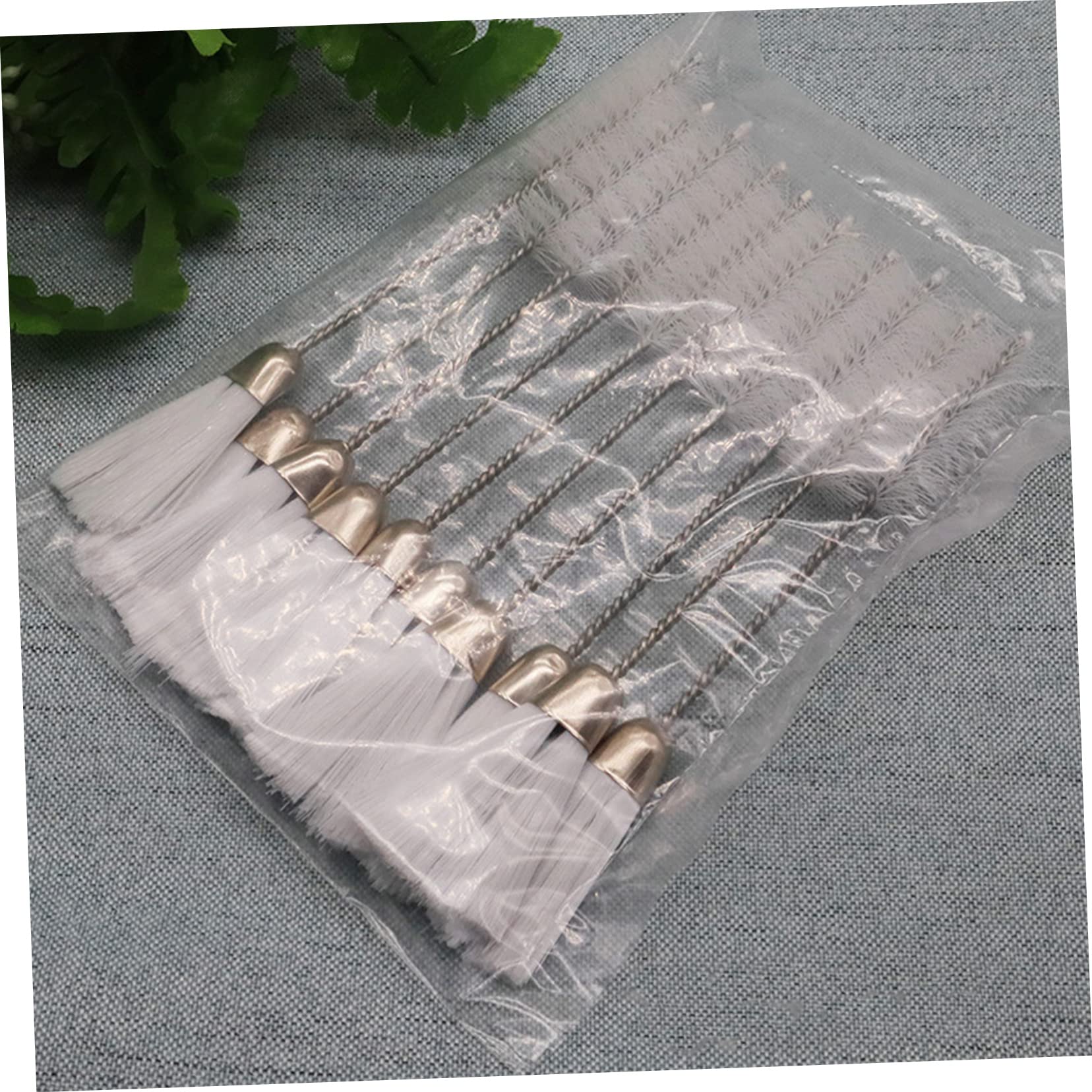TEHAUX 10Pcs Ergonomic Double Headed Cleaning Brush for Sewing Machine Keyboard Dust Removal Portable Cleaning Tools for Home Crevices for Sewing Embroidery Maintenance