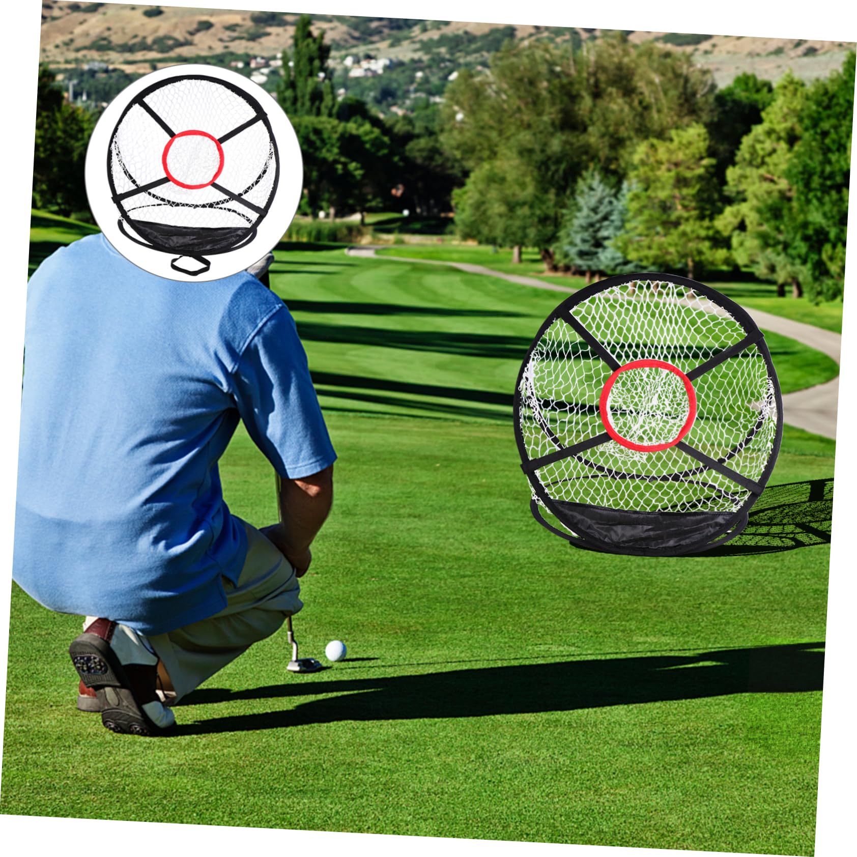POPETPOP 1pc Golfing Training Net Durable Multi Function Practice Supply for Use for Beginners to Hitting Chipping Skills