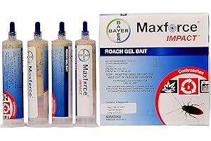 Bayer Maxforce Impact Roach Bait Gel: Exterminate Roaches Effectively