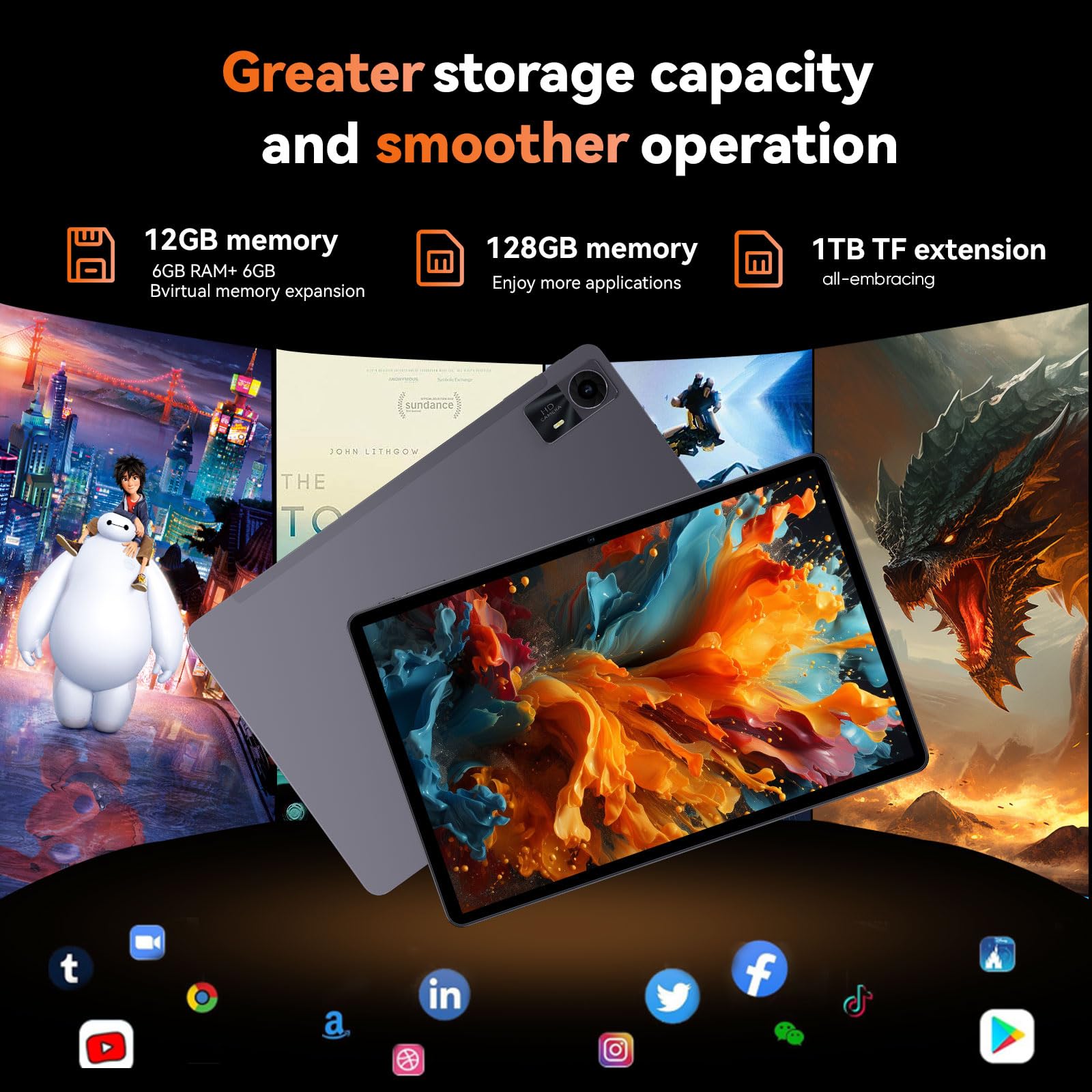 Androidタブレット 12GB RAM 128GB Amazon.co.jp: タブレット、Androidタブレット11インチ、12GB