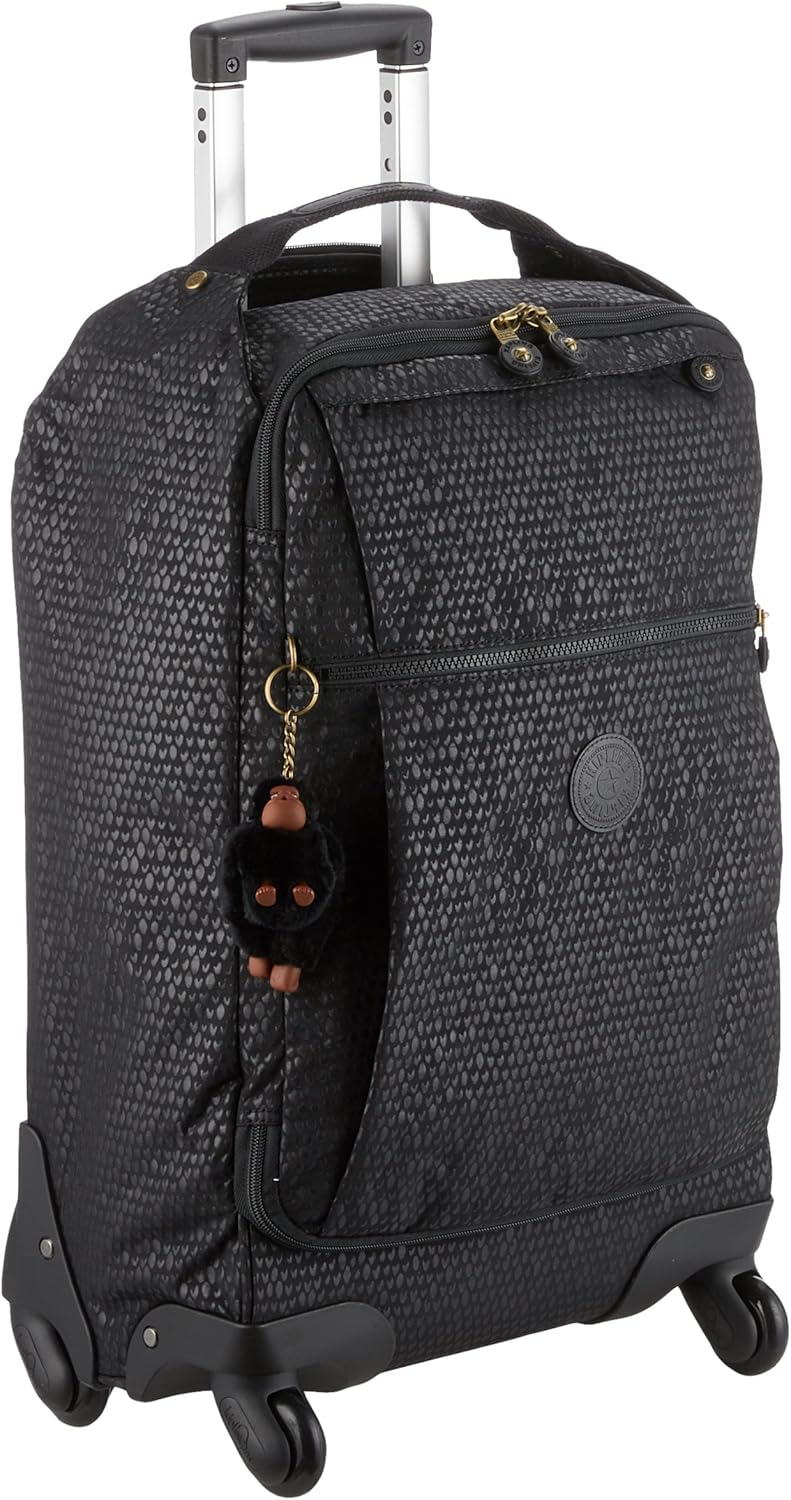Kipling Darcey Softside Spinner Wheel Luggage, Black Scale