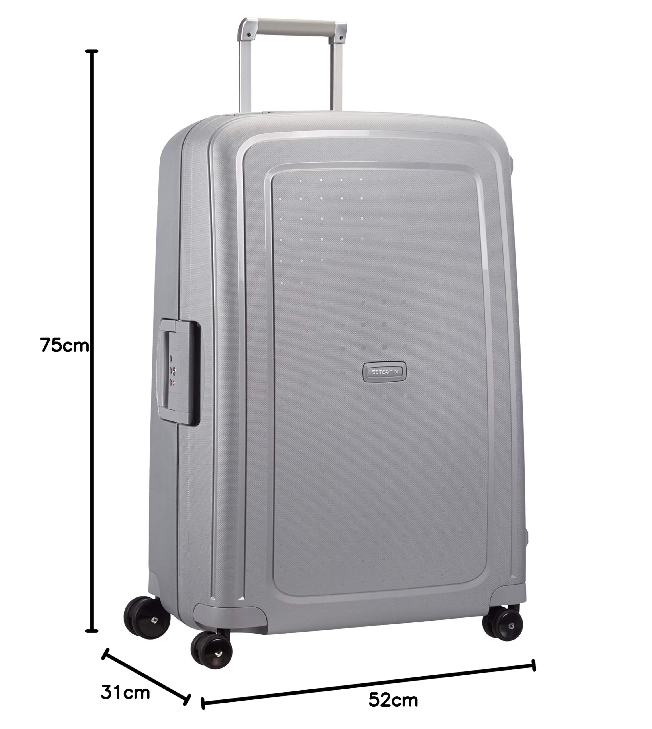 Samsonite S'Cure - Spinner S, Equipaje de Mano, S (55 cm), 34 L, Azul (Dark Blue) — view 93