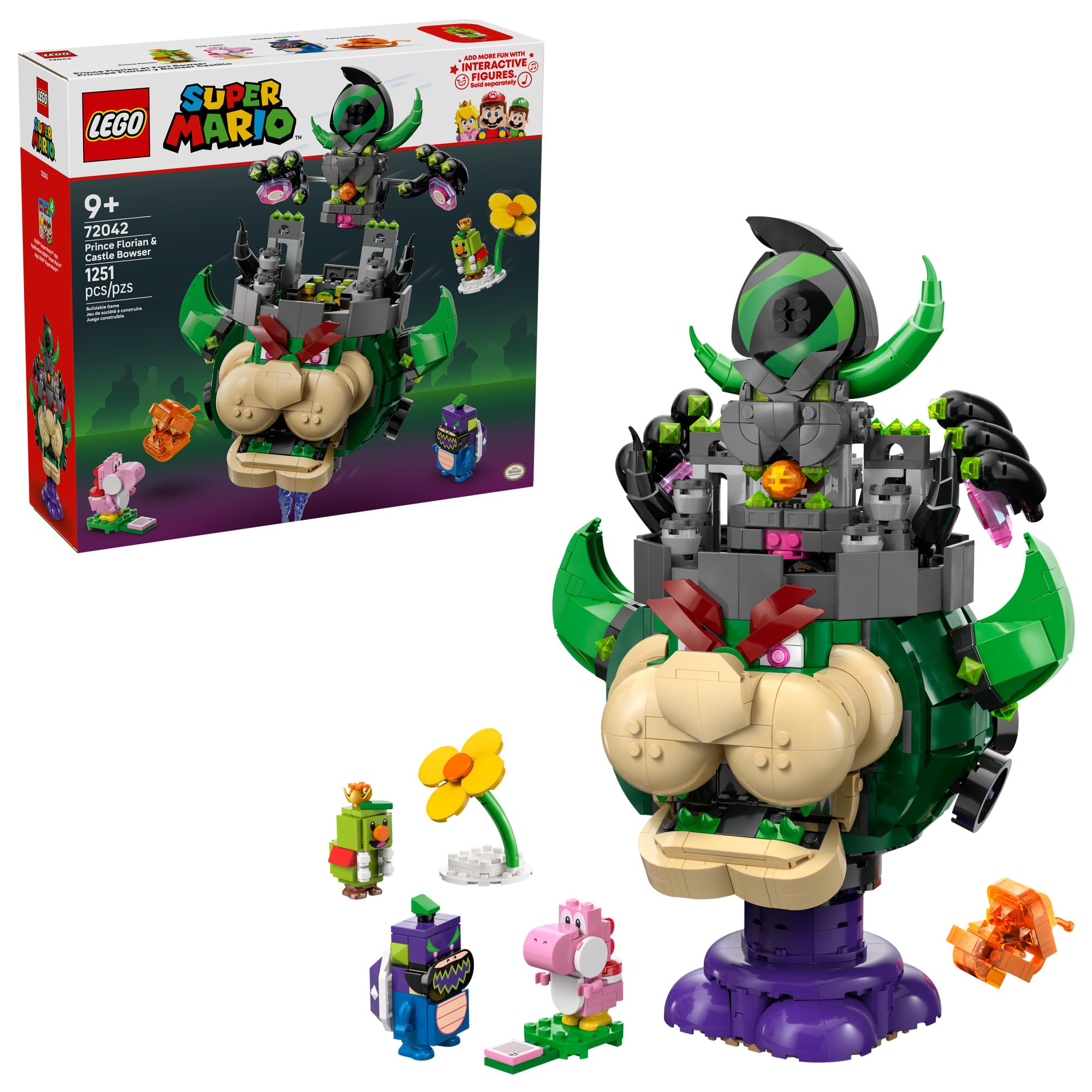 Amazon.com: LEGO Super Mario Prince Florian & Castle Bowser