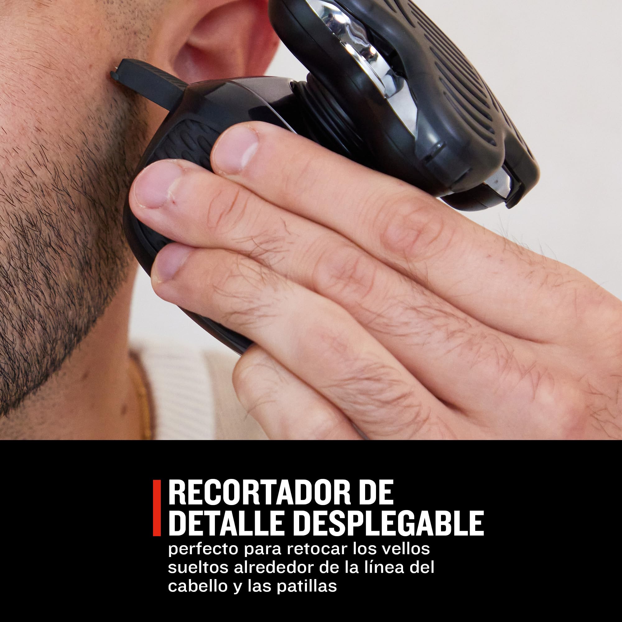 Remington Afeitadora Cabeza Hombre 5 cabezales: afeitado en 2 min Ultimate Series RX5 apura hasta 0,2 mm, autonomía de 50 min, resistente al agua, cuchillas flexibles, neceser de viaje XR1501