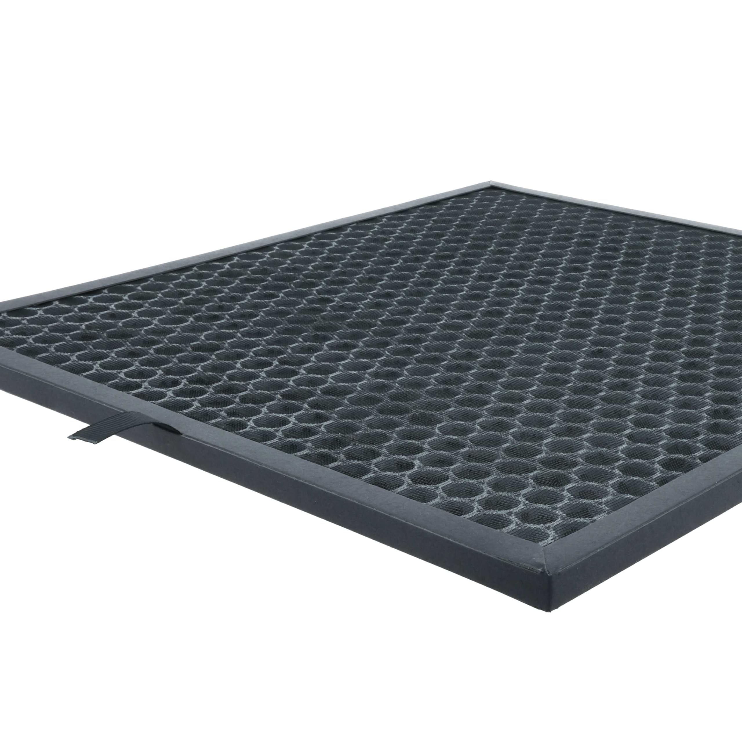 vhbw 3 x wymienny filtr z węglem aktywnym do Sharp FZ-F30DFE do oczyszczacza powietrza - czarny filtr powietrza