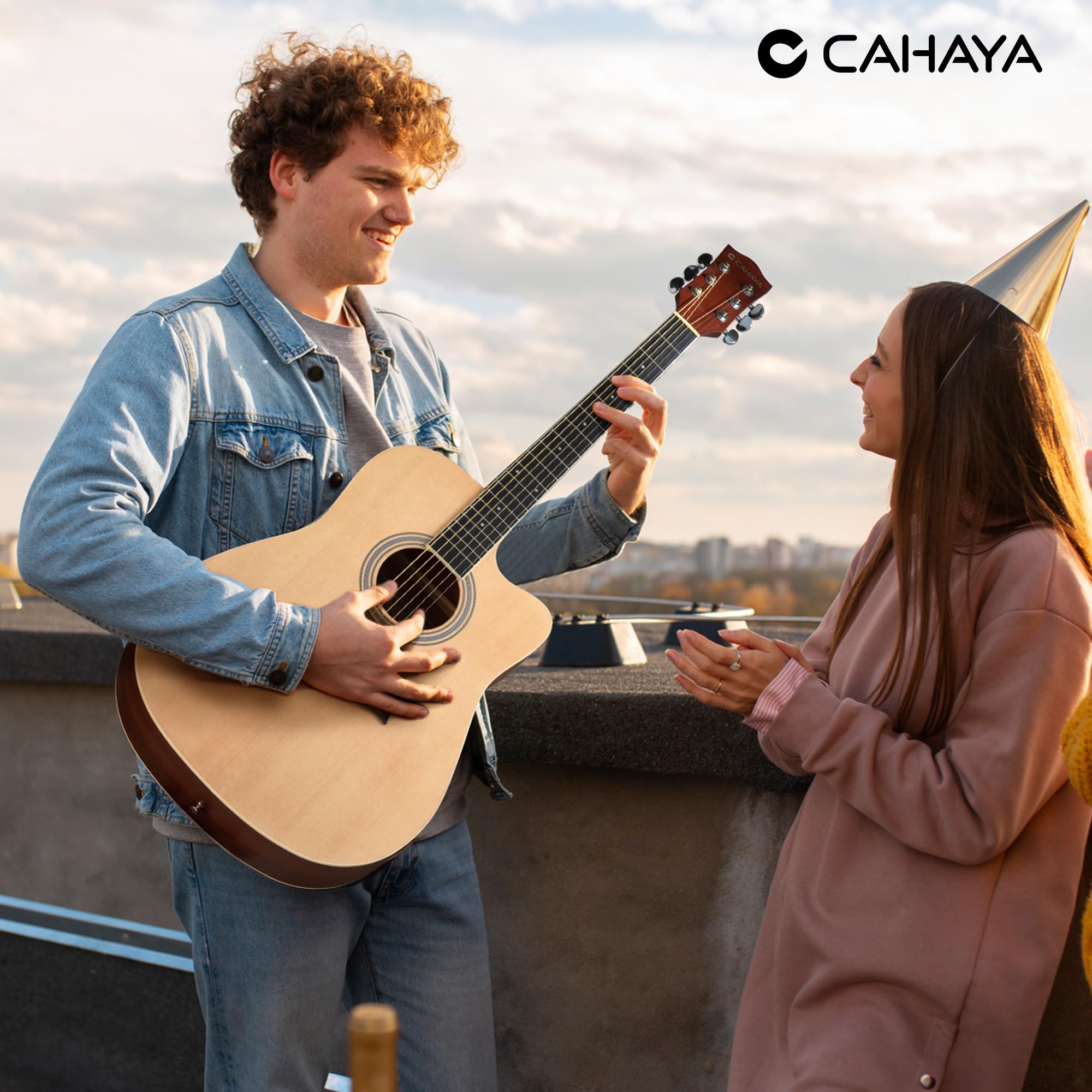 CAHAYA Acoustic Guitar Kit - Beginner Set -7
