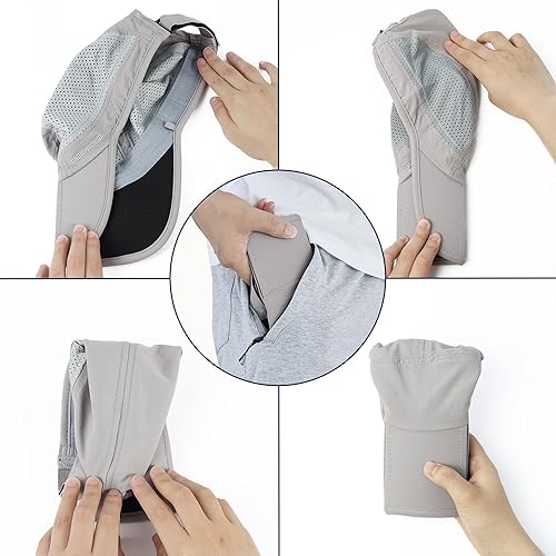 Miniatura 5 de GADIEMKENSD Sombrero plegable para hombre de ala larga con protección solar UPF 50+