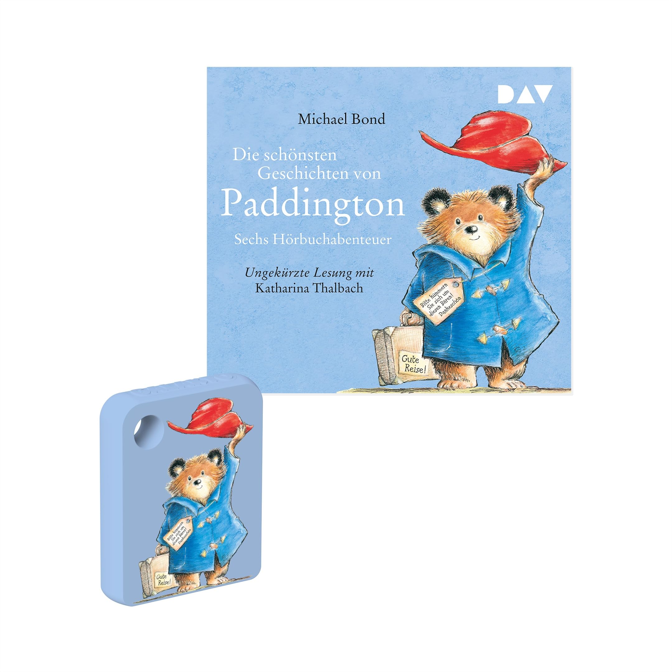 Galakto Audio Token: Paddington - The Most Beautiful Stories of Paddington, Audiobook for Children from 3 Years, Playing Time Approx. 46 Minutes