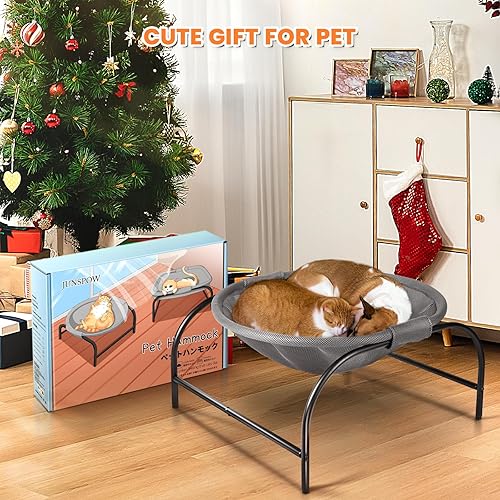 Miniatura 5 de Cama para gatos tamaño grande Cama para perros Hamaca para mascotas, cama independiente para gatos para dormir, suministros para mascotas, lavado